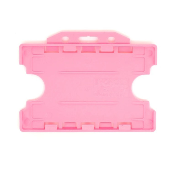 Evohold® Antimicrobial Double Sided ID Card Holders - Horizontal (Pack of 100)