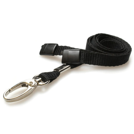 Breakaway 10mm Lanyards with Metal Lobster Clip (Pack of 100) Breakaway 10mm Lanyards with Metal Lobster Clip (Pack of 100)