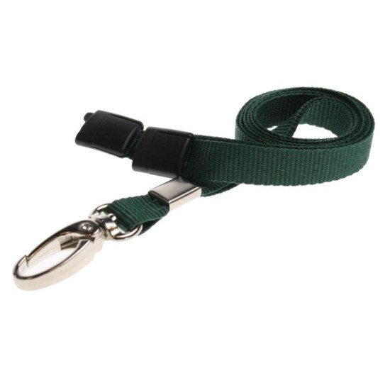 Breakaway 10mm Lanyards with Metal Lobster Clip (Pack of 100) Breakaway 10mm Lanyards with Metal Lobster Clip (Pack of 100)