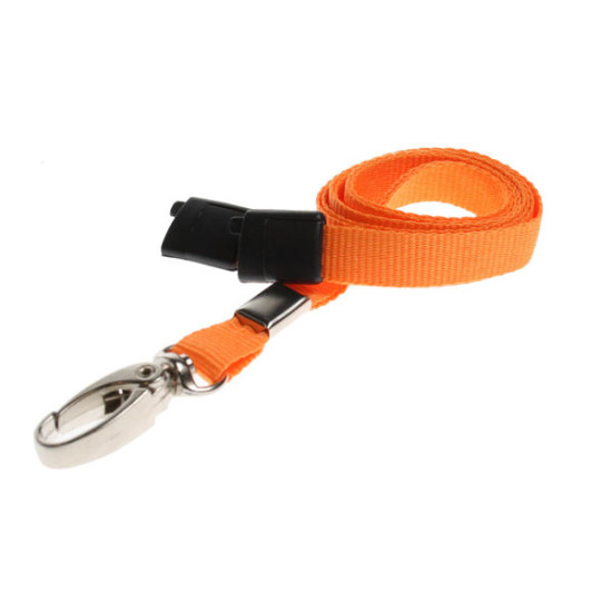 Breakaway 10mm Lanyards with Metal Lobster Clip (Pack of 100) Breakaway 10mm Lanyards with Metal Lobster Clip (Pack of 100)