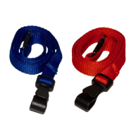 Antimicrobial 10mm Lanyards with Flat Plastic J Clip (Pack of 100)