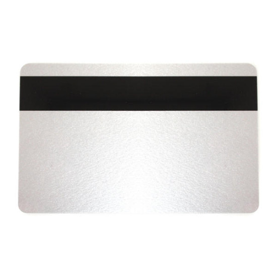 High Grade Pre-Printed PVC Cards with Hi-Co 2,750oe Magstripe, 760 Micron (Pack of 100) - Choose Your Colour