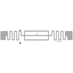 Impinj Monza 4QT Non-Metal Adhesive Paper Labels (AZ-U42), 10 x 96mm - 6.5m read range