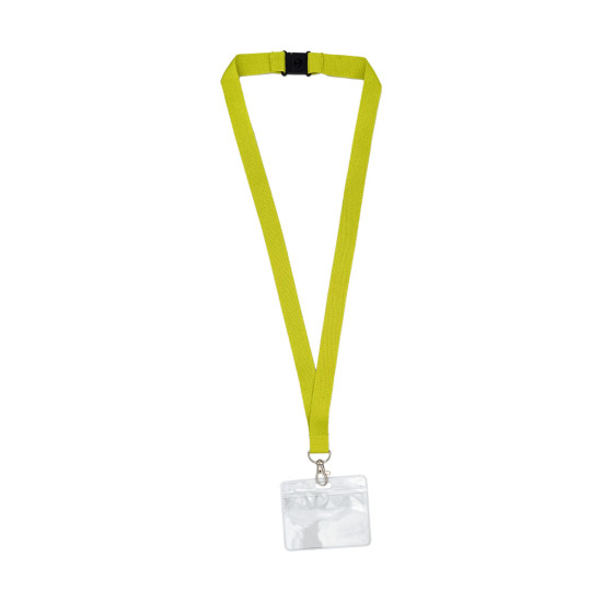 20mm Plain Lanyards with a Horizontal Flexible Wallet (Pack of 100)