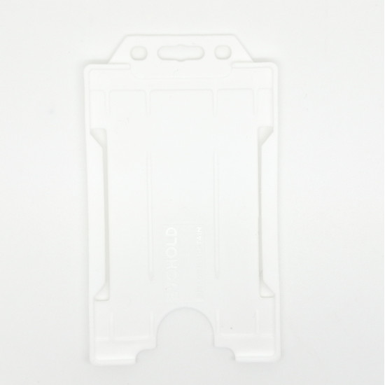 Evohold® Recyclable Single Sided ID Card Holders - Vertical (Pack of 100)