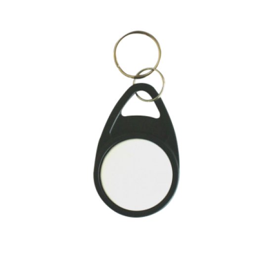Tear Keyfobs with White Face - Fudan 1K (FM11RF08) BLACK