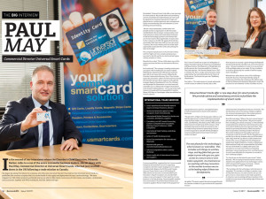 THE BIG INTERVIEW IN THE BUSINESS LIFE -PAUL MAY