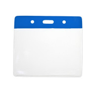 Blue Flexible Wallet Visitor Pass Holders 100 x 80mm - (Pack of 100) Blue Flexible Wallet Visitor Pass Holders 100 x 80mm - (Pack of 100)